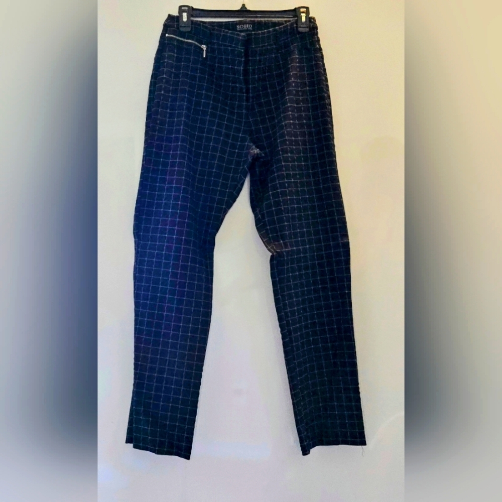 Women's pants black with grey striping size 14